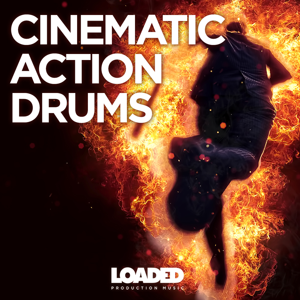 LPM 143 - Cinematic Action Drums - Album Cover
