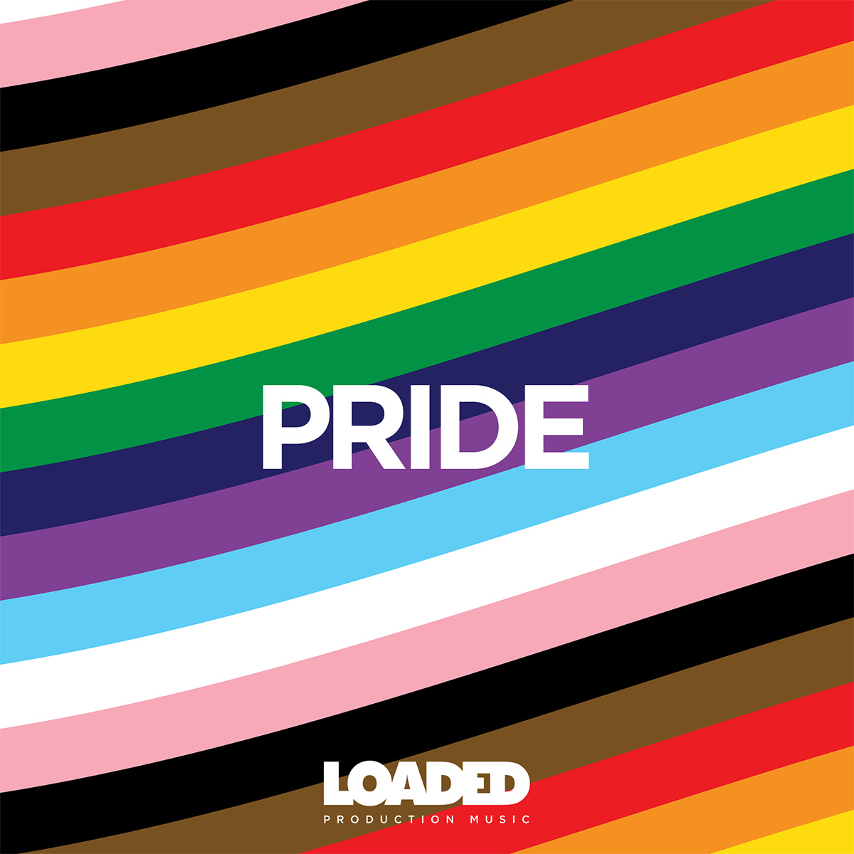 Pride Playlist with Rainbow Pride flag