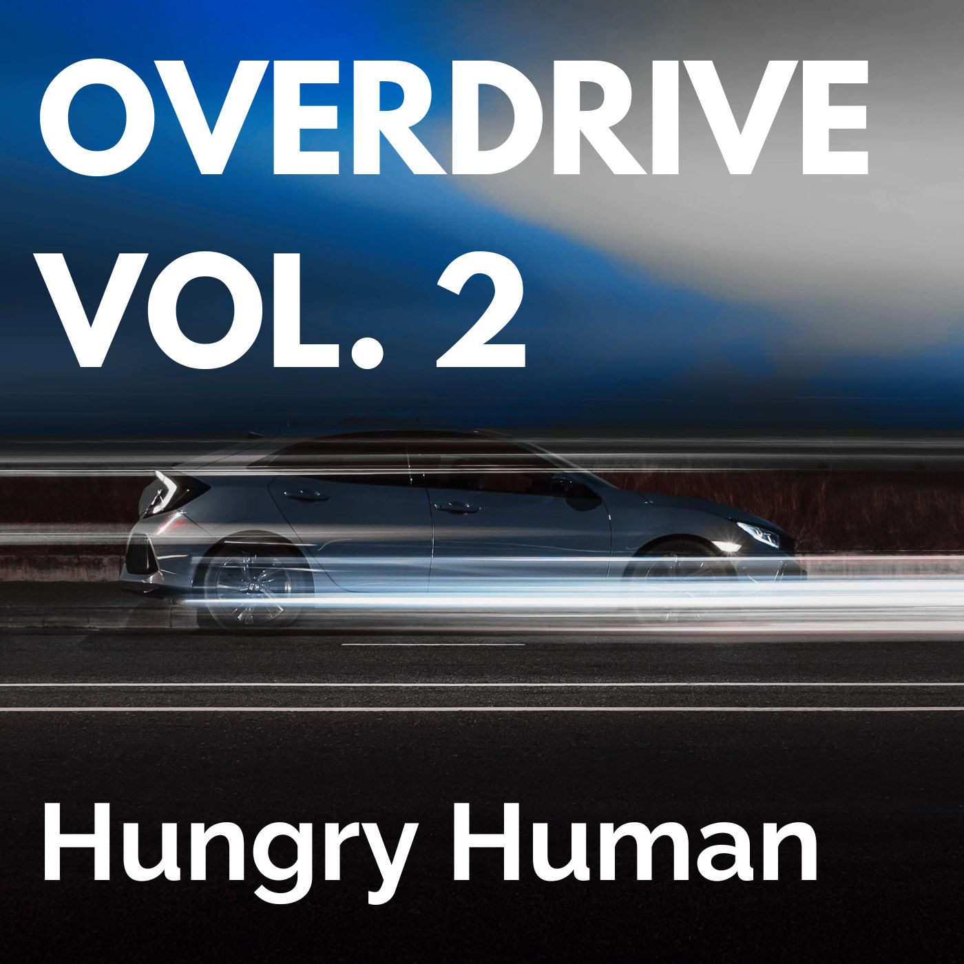 Hungry Human Overdrive V2 Album Cover Art