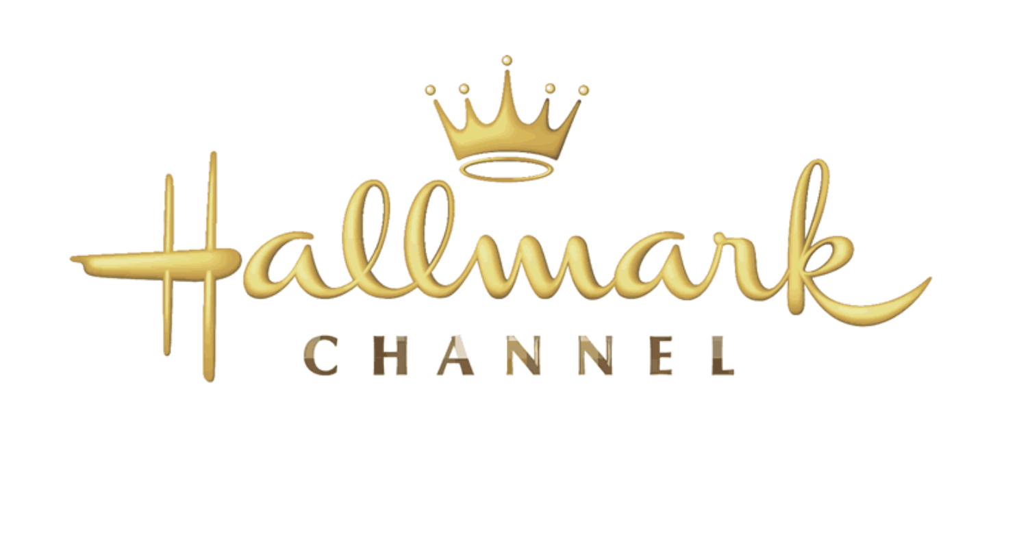Hallmark channel logo in gold